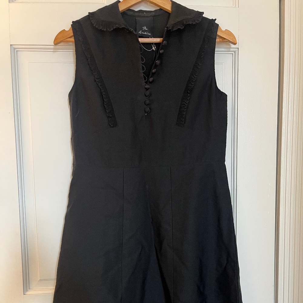 Black Vintage Mini Dress